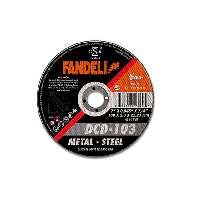 Disco de Corte Delgado Metal Pro 7"