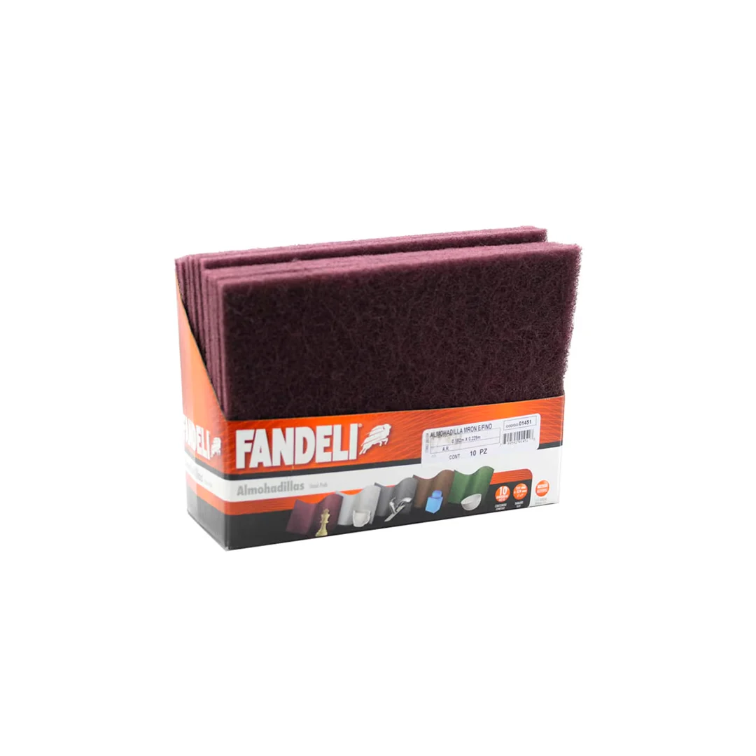 ALMOHADILLA MARRON EXTRA FINO